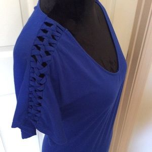 Cobalt blue WHBM shirt